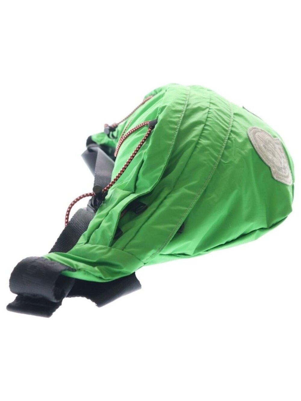Moncler and Wander Small Patch Logo Nylon Small Shoulder Bag Green - Picture 3 of 6